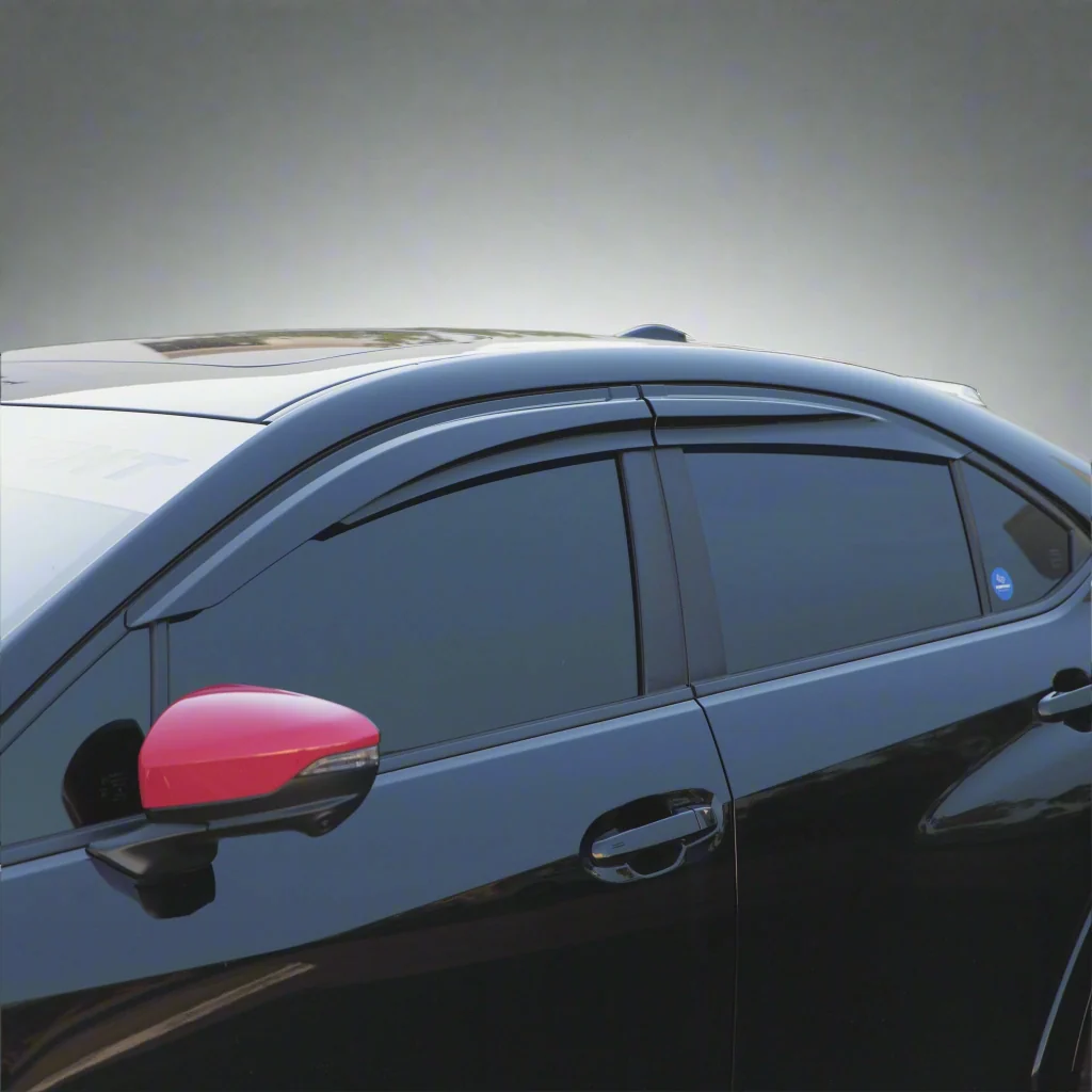 Dmaker D-Spec Window Weathershields 4 Piece Injection Moulding - Subaru WRX VB Sedan 2022-2025 - Image 4