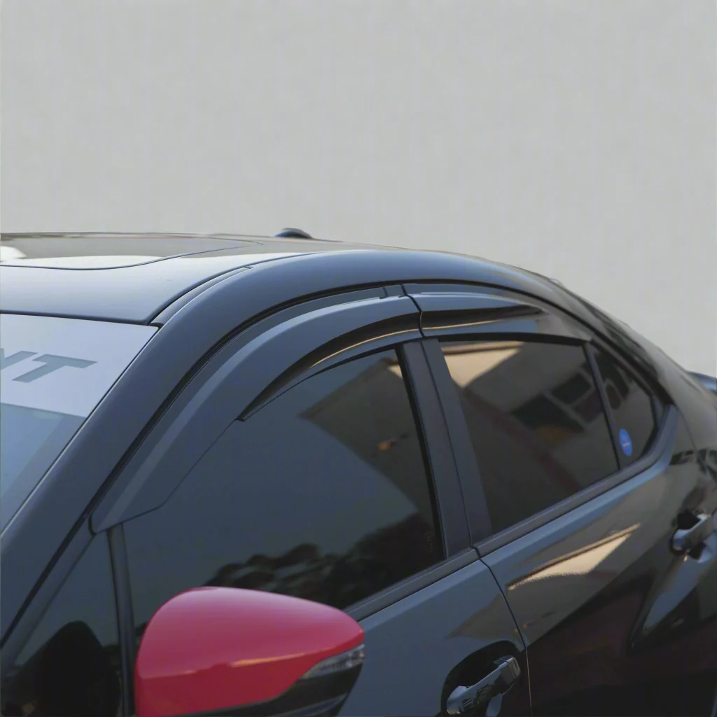 Dmaker D-Spec Window Weathershields 4 Piece Injection Moulding - Subaru WRX VB Sedan 2022-2025 - Image 5