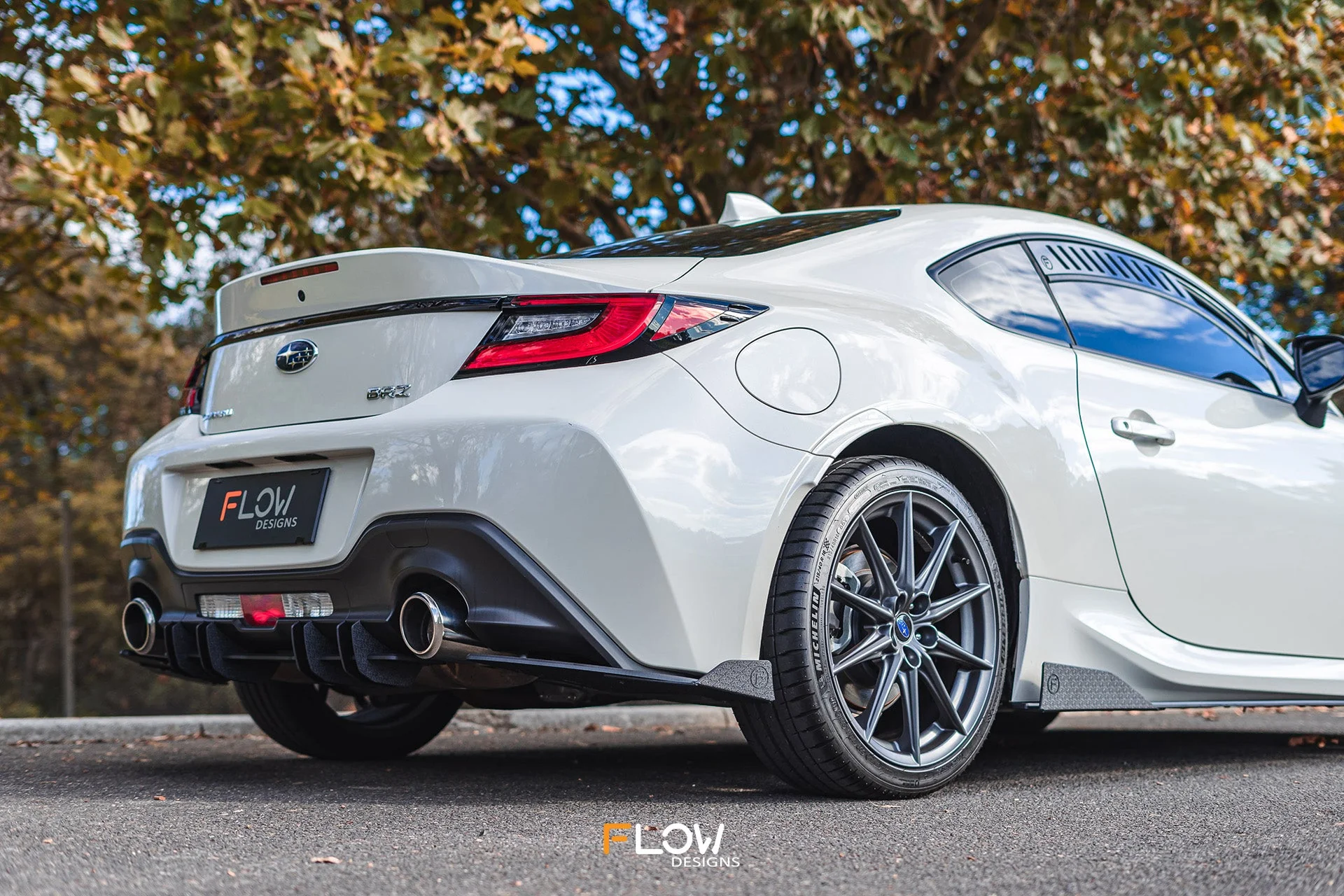 Flow Designs Flow-Lock Rear Diffuser for 2022+ Subaru BRZ ZD8 & Toyota GR86 ZN8 [Gloss] - Image 6
