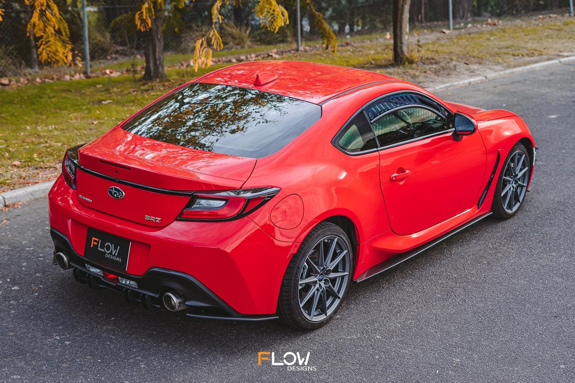 Flow Designs Flow-Lock Rear Diffuser for 2022+ Subaru BRZ ZD8 & Toyota GR86 ZN8 [Textured] - Image 3