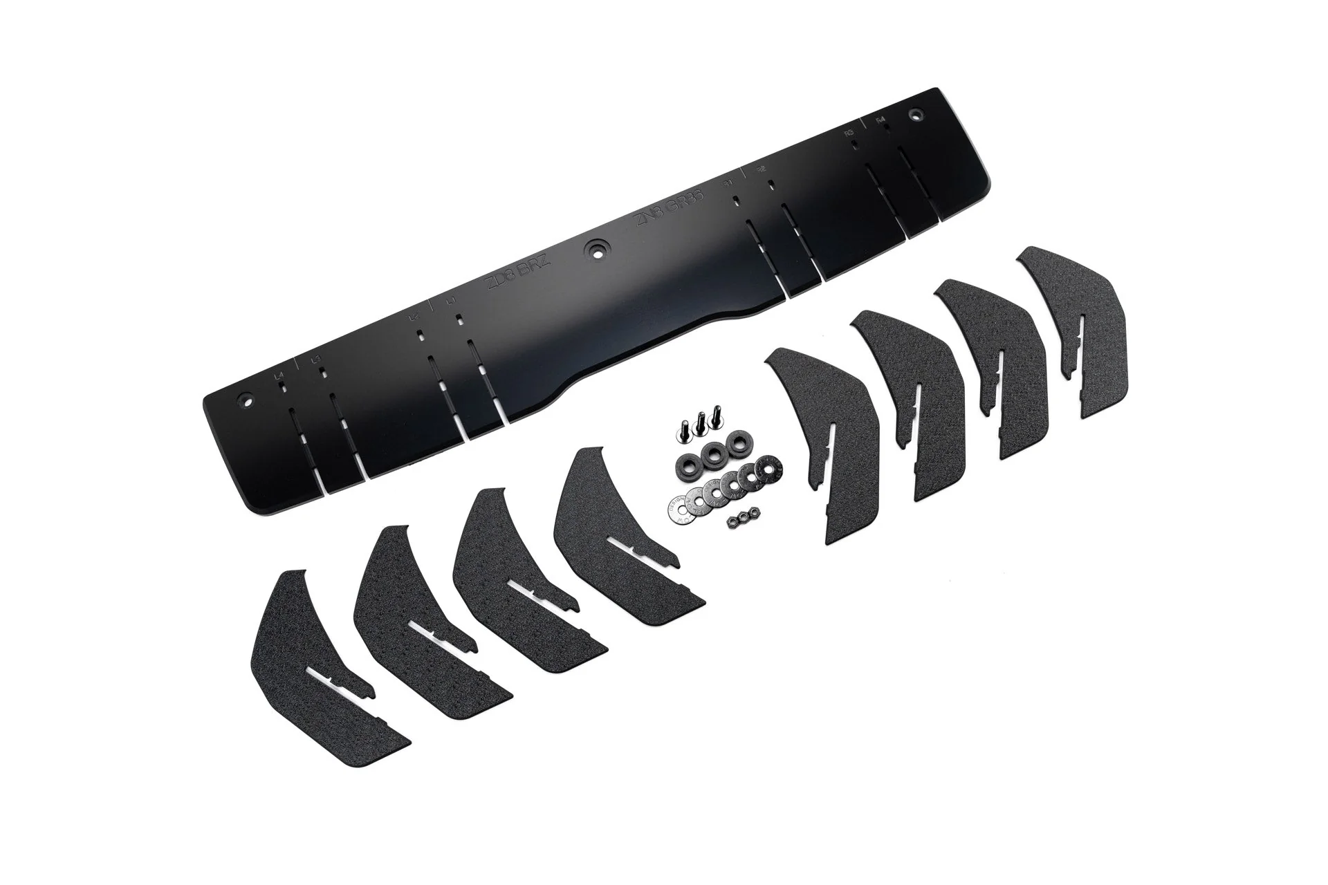 Flow Designs Flow-Lock Rear Diffuser for 2022+ Subaru BRZ ZD8 & Toyota GR86 ZN8 [Textured] - Image 9