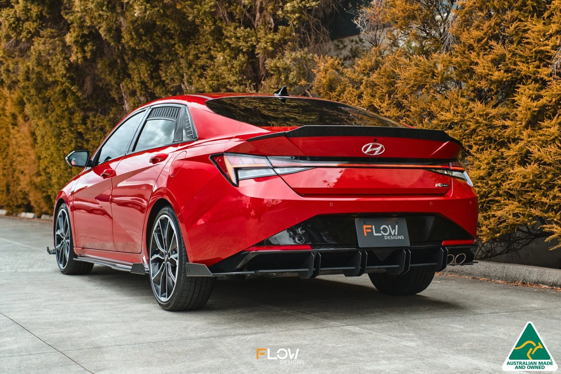 Flow Designs CN7 i30 N Line Sedan (2020-2022) Rear Spat Winglets - Pair - Image 6