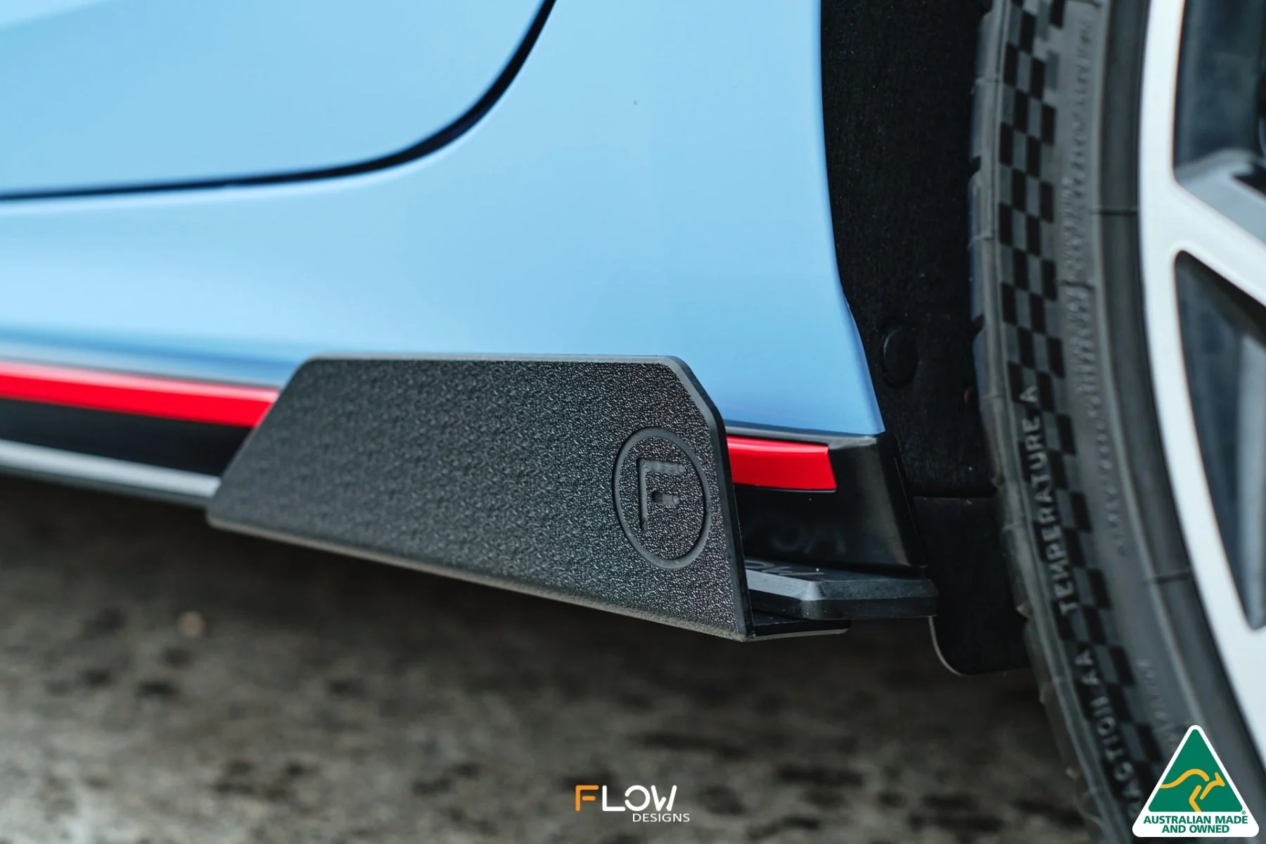 Flow Designs CN7 i30N Sedan (2021-2023) Side Skirt Splitter Winglets - Pair - Image 2