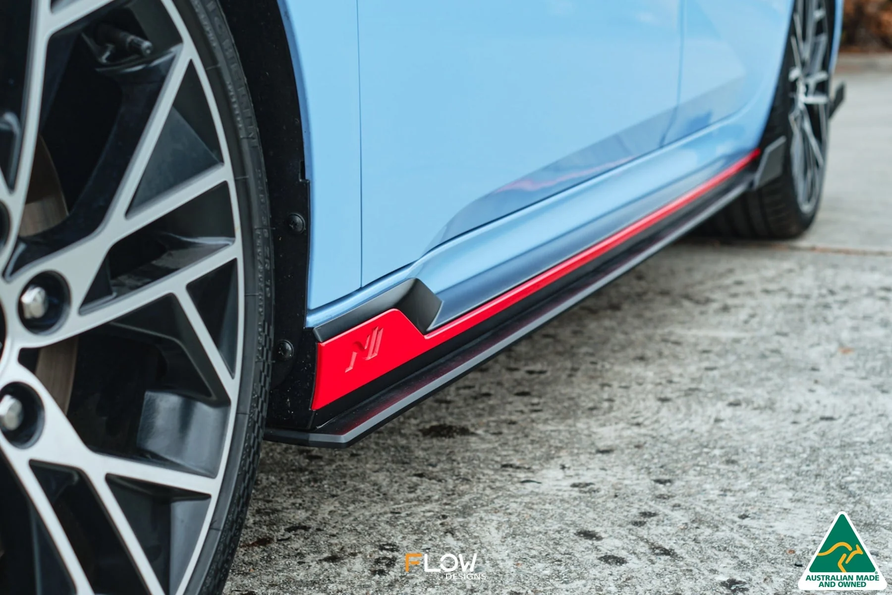 Flow Designs CN7 i30N Sedan (2021-2023) Side Skirt Splitter Winglets - Pair - Image 4