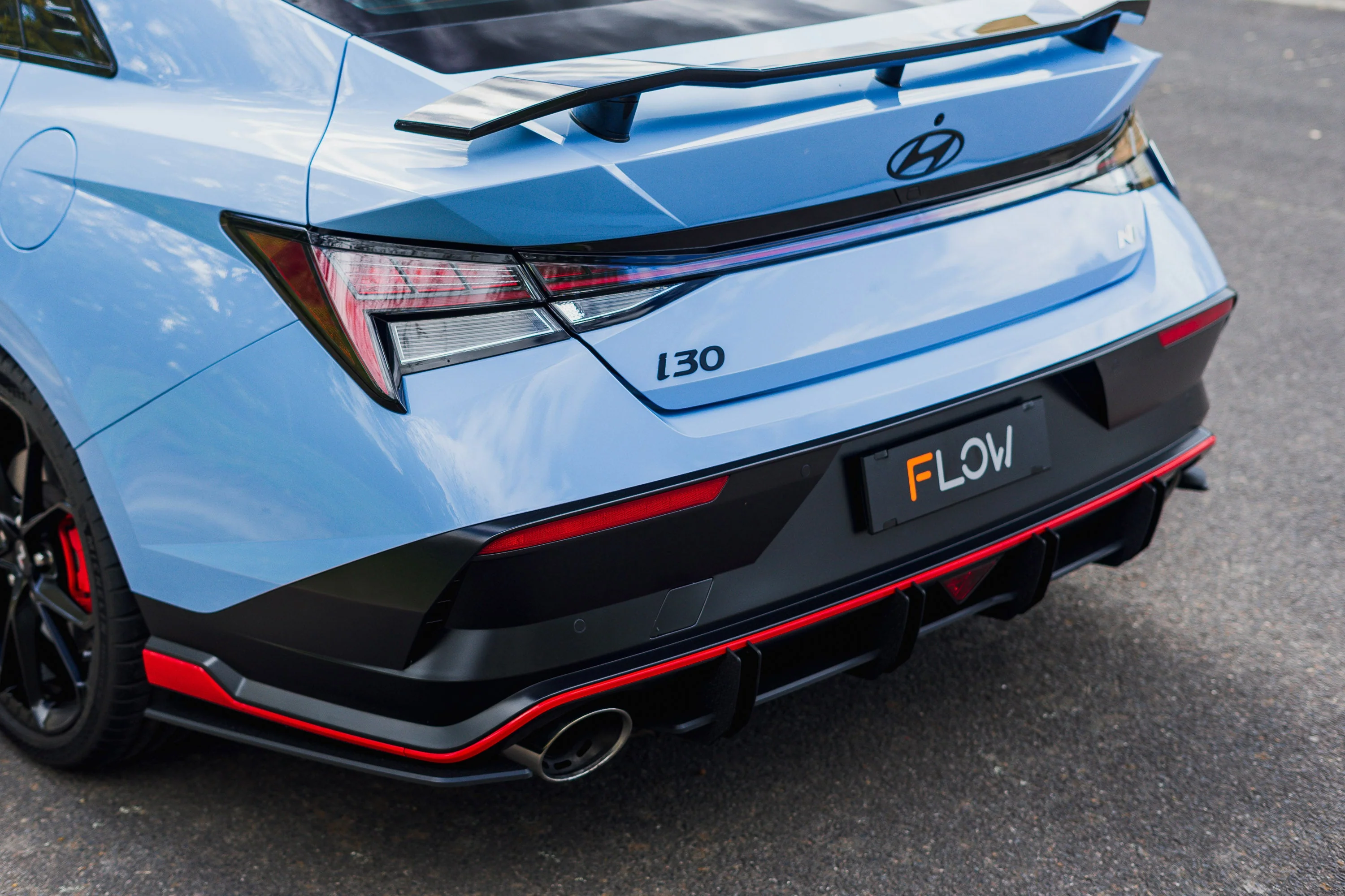 CN7 V2 i30N Sedan FL 2024+ Flow-Lock Rear Diffuser - Image 7