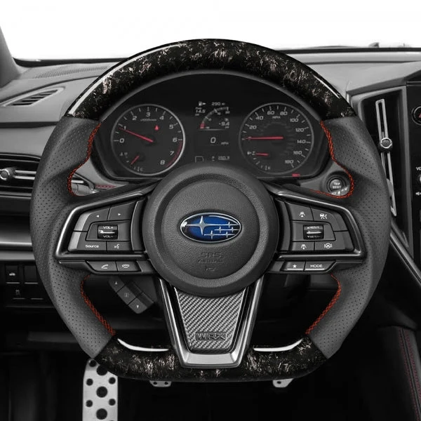 CEEHOR D-Shape Steering Wheel (Forged + Leather/Suede) For Subaru WRX VB/VN 2022+