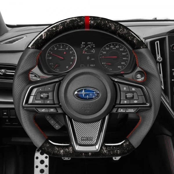 CEEHOR D-Shape Steering Wheel (Forged + Leather/Suede) For Subaru WRX VB/VN 2022+ - Image 2