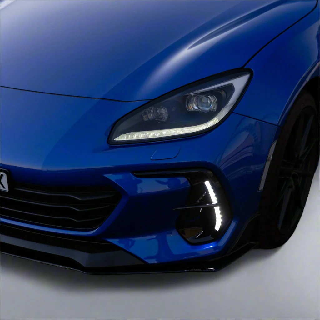 DMAKER JDM-Spec DRL & Turn Signal Bezels For 2022+ Subaru BRZ ZD8 [Crystal Black] - Image 4
