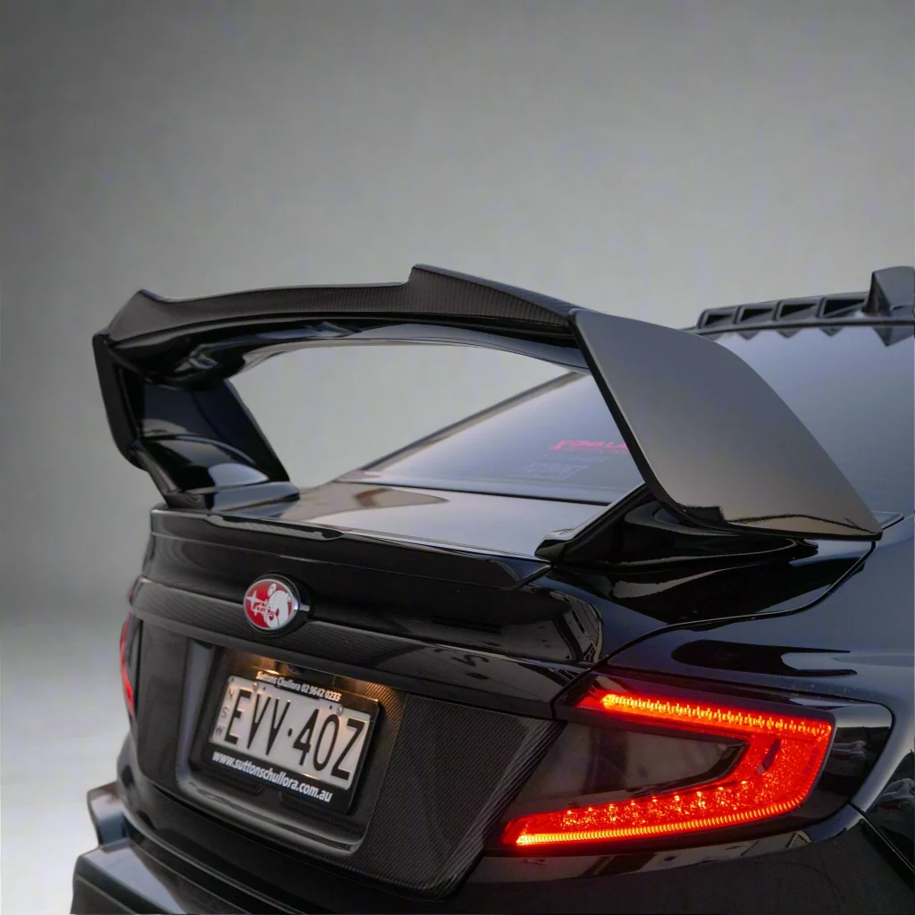 DMAKER RWN-Spec STI Wing Spoiler Add-On For 2022+ Subaru WRX VB [Crystal Black] - Image 5
