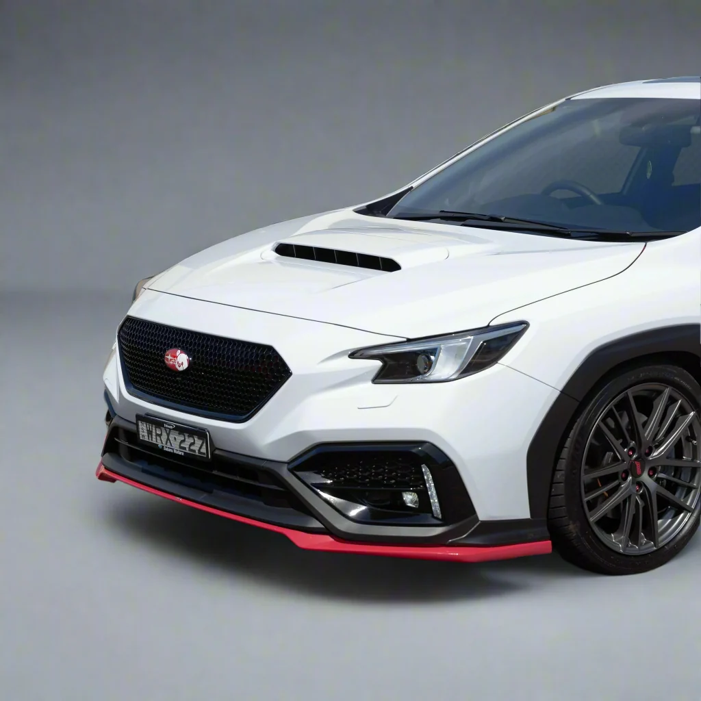 DMAKER STI-Spec Front Lip/Under Spoiler (3-Piece) For 2022+ Subaru WRX VB [Paint Matched] - Image 5