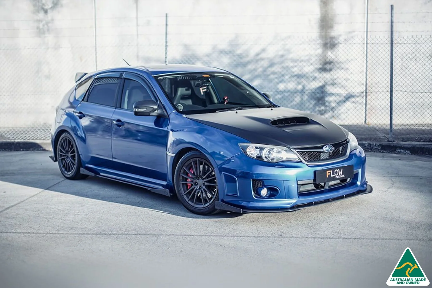 Flow Designs Front Splitter Winglets for Subaru Impreza WRX & STI G3 Hatch FL [Pair] - Image 2