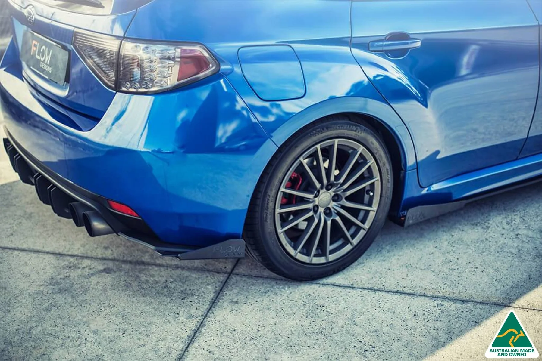 Flow Designs Side Skirt Splitter Winglets for Subaru Impreza WRX & STI G3 Hatch FL [Pair] - Image 9