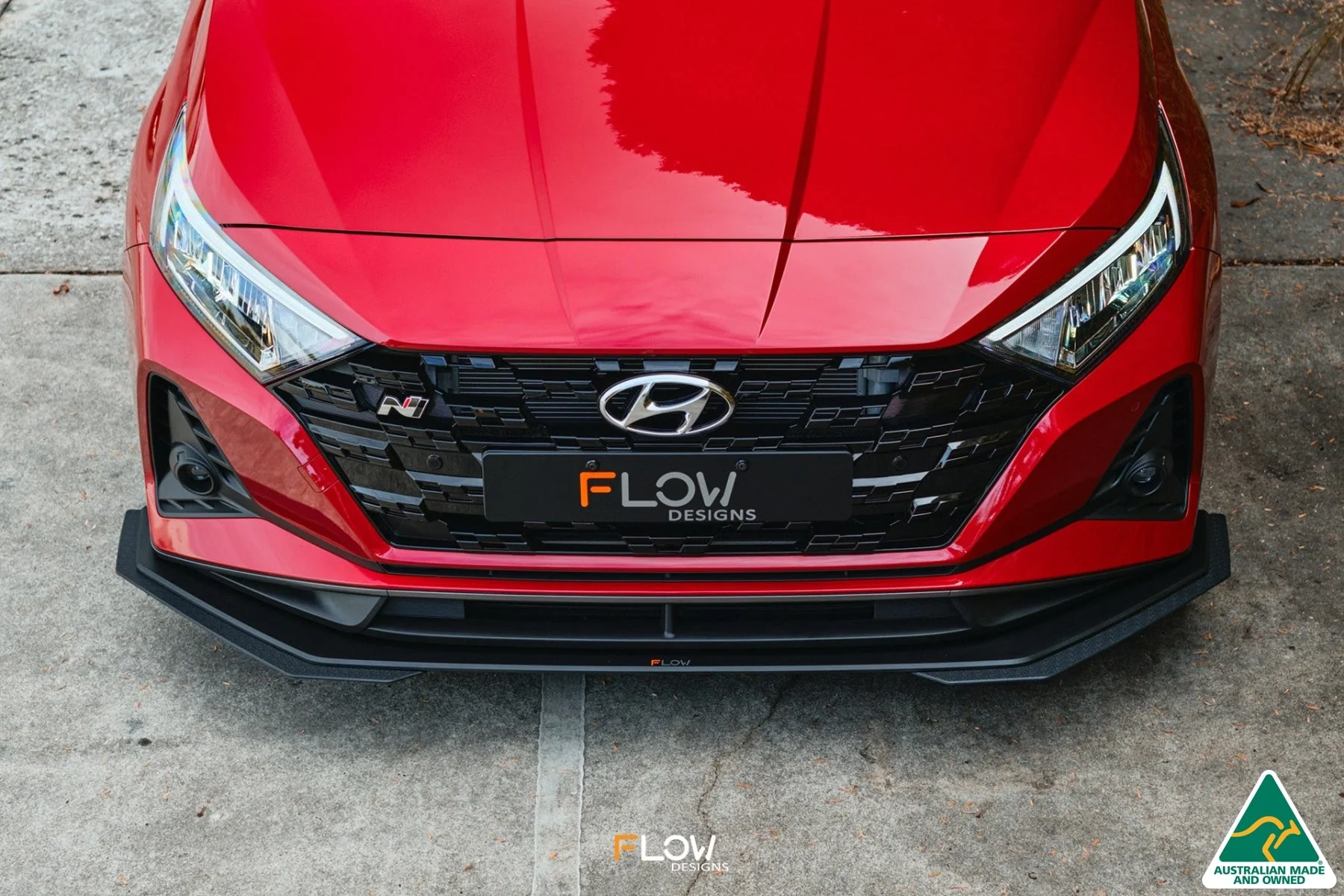 Flow Designs i20N BC3 Front Lip Splitter & Mounting Brackets - Image 3
