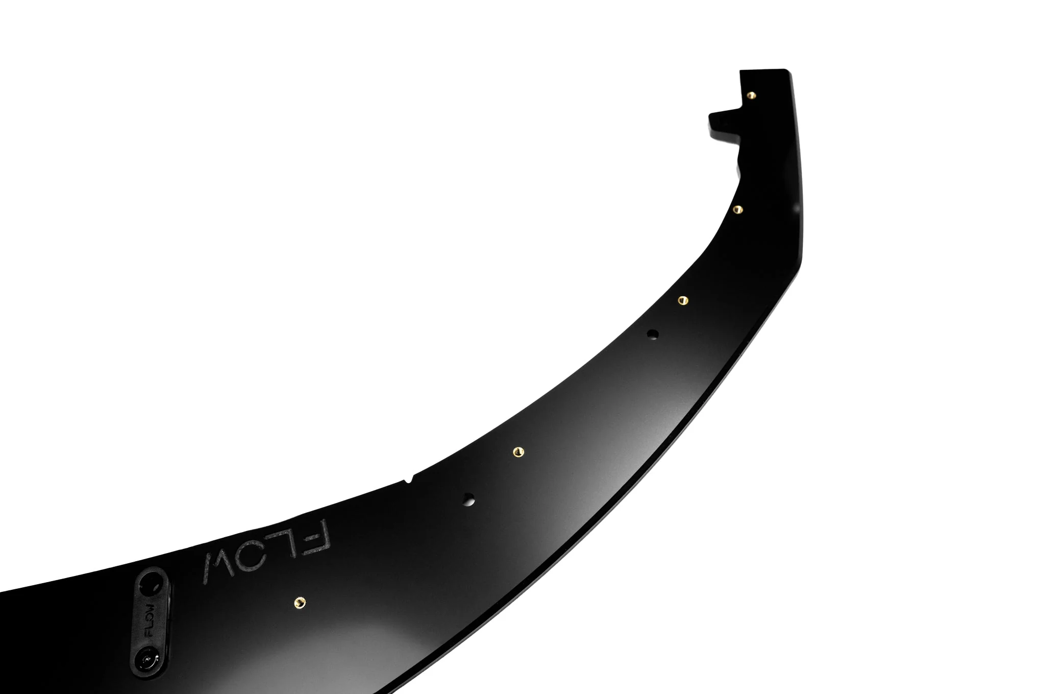 Flow Designs i30 Hatch PD1, PD2 (2018-2020) Front Lip Splitter & Mounting Brace [GLOSS BLACK] - Image 7
