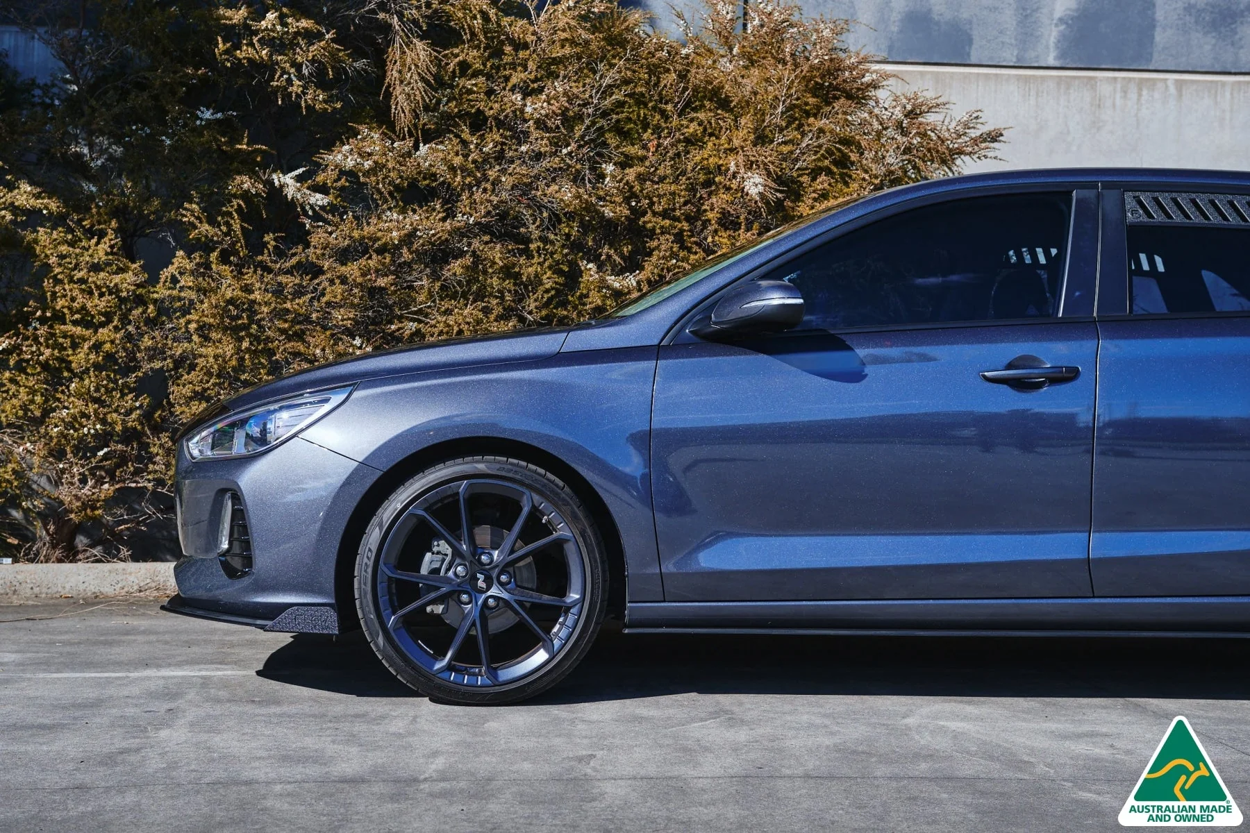 Flow Designs i30 Hatch PD1, PD2 (2018-2020) Front Lip Splitter Winglets - Pair - Image 2