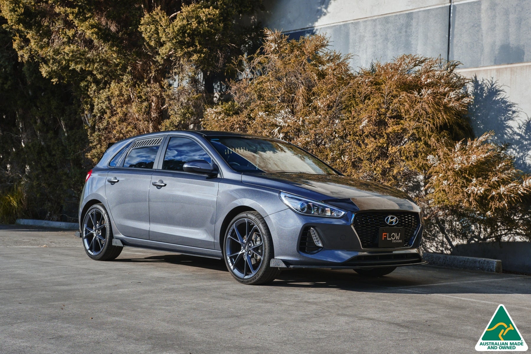 Flow Designs i30 Hatch PD1, PD2 (2018-2020) Front Lip Splitter Winglets - Pair - Image 6