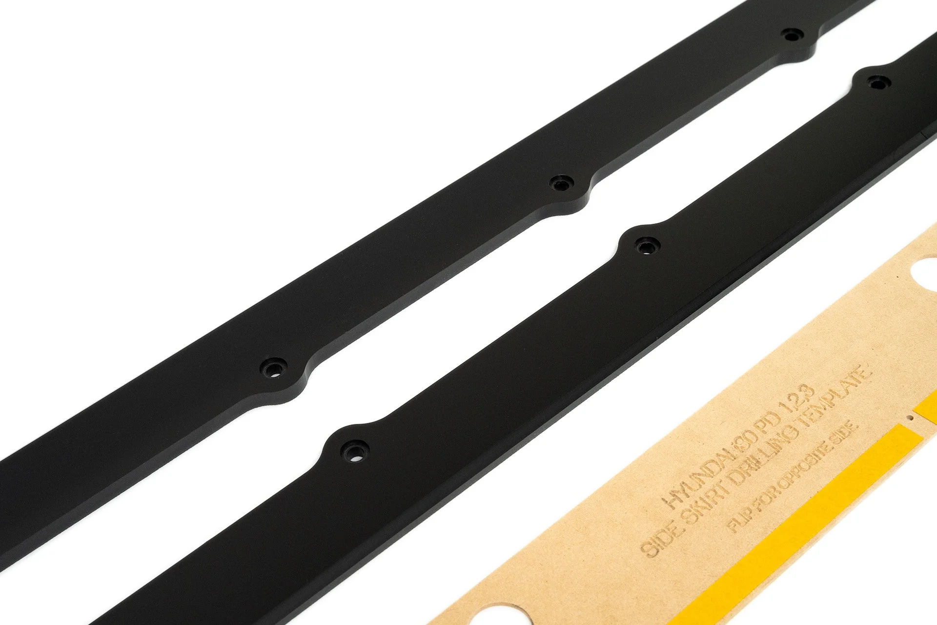 Flow Designs i30 Hatch PD1, PD2 (2018-2020) Side Skirt Splitters [GLOSS BLACK] - Pair - Image 6