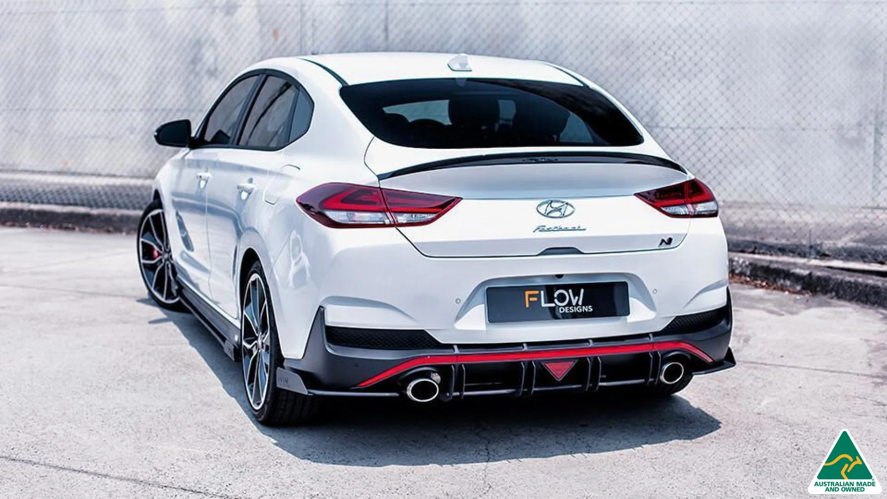 Flow Designs i30N Fastback PD Rear Spat Winglets - Pair - Image 4