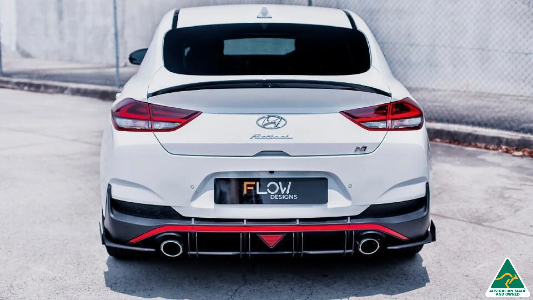 Flow Designs i30N Fastback PD Rear Spat Winglets - Pair - Image 6