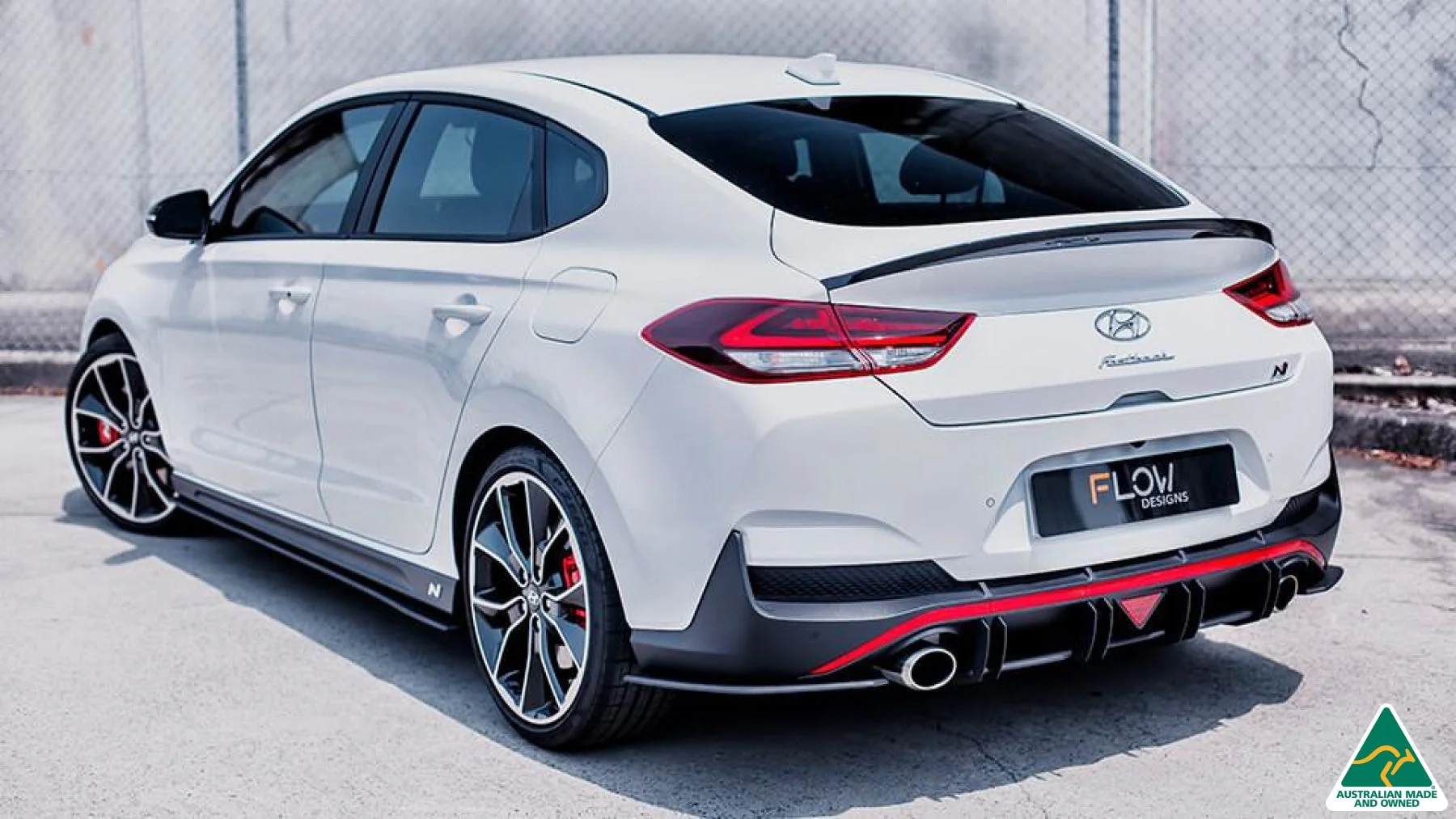 Flow Designs i30N Fastback PD Side Skirt Splitters [GLOSS BLACK] - Pair - Image 5