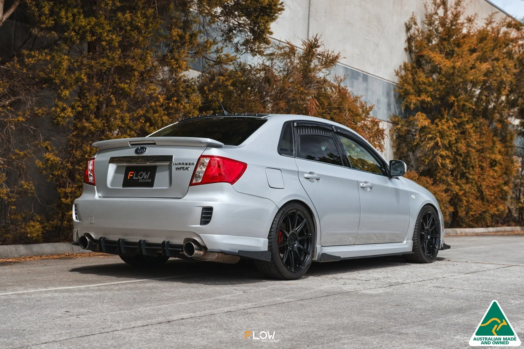 Flow Designs Flow-Lock Rear Diffuser for Subaru Impreza WRX/RS G3 Sedan PFL - Image 10