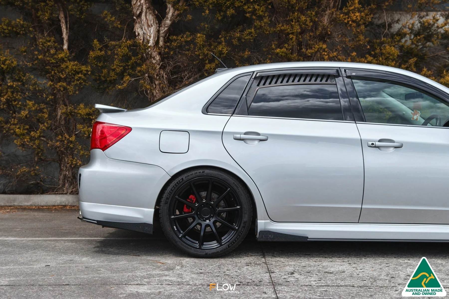 Flow Designs Side Skirt Splitter Winglets for Subaru Impreza WRX/RS G3 Sedan PFL [Pair] - Image 4