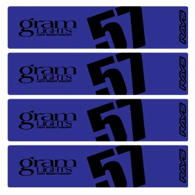 Rays Gram Lights Style Wheel Stickers 57DR 57CR - Image 8