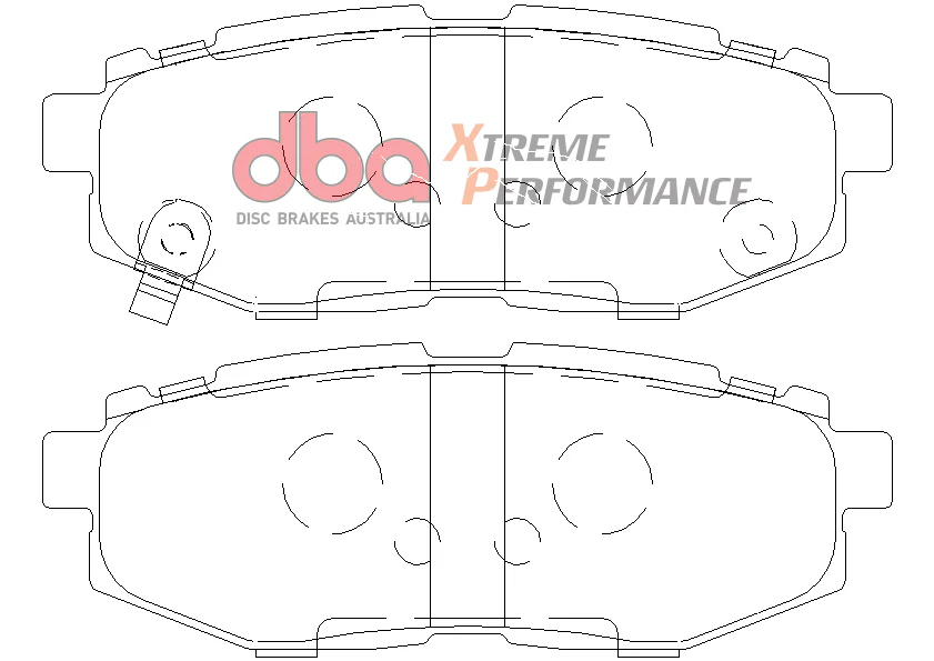 REAR XTREME PERFORMANCE BRAKE PADS SUBARU WRX VB 22+ (NON BREMBO)