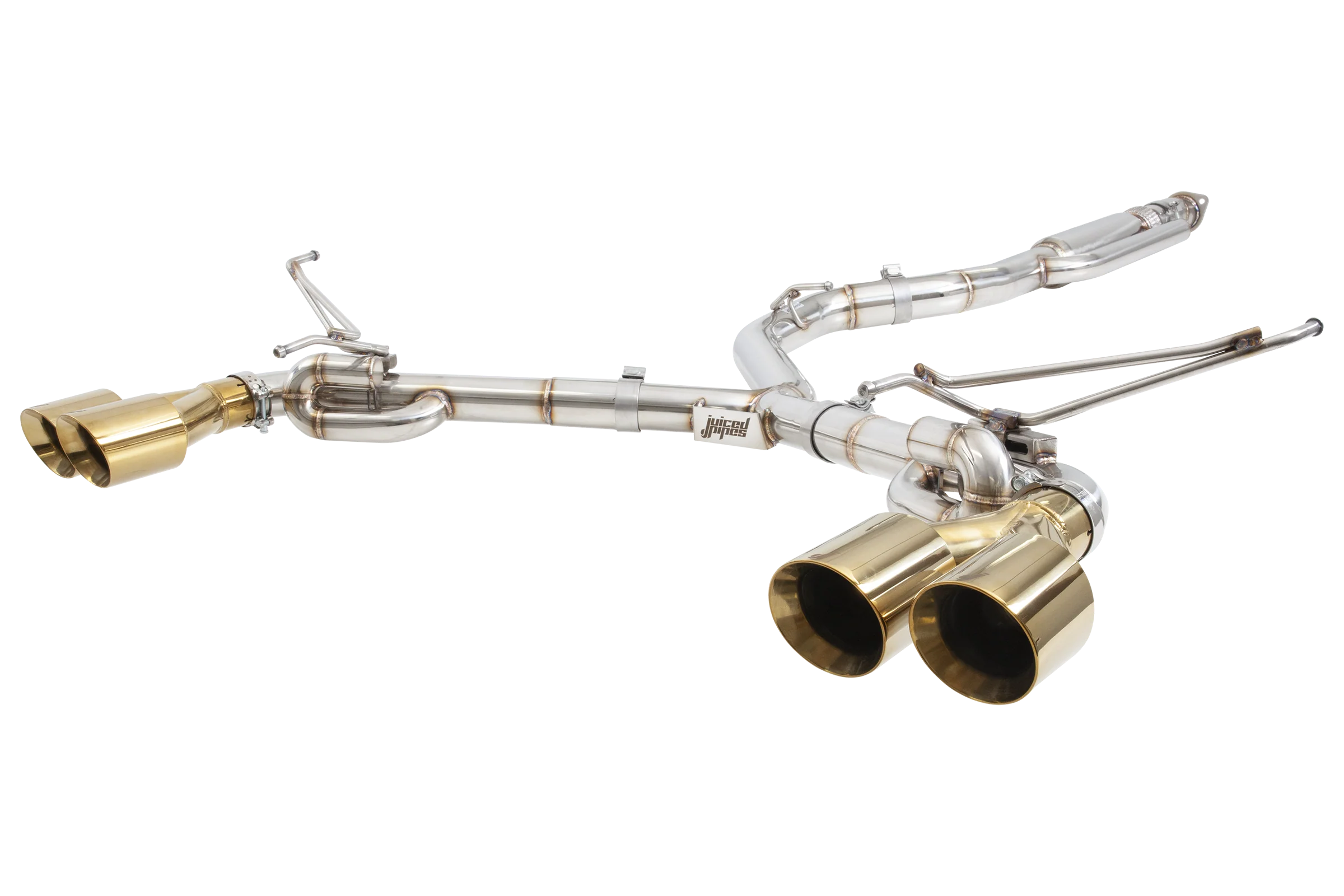 Subaru G3, VA, VB WRX & STI 3" Gold Tips Cat Back Exhaust