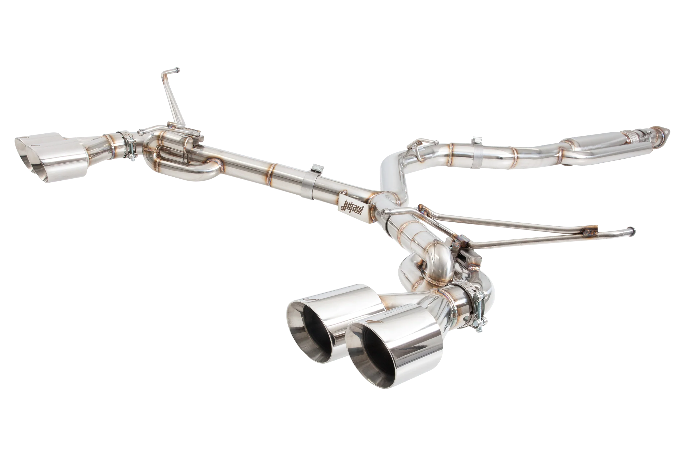 Subaru G3, VA, VB WRX & STI 3" Polished Tips Cat Back Exhaust