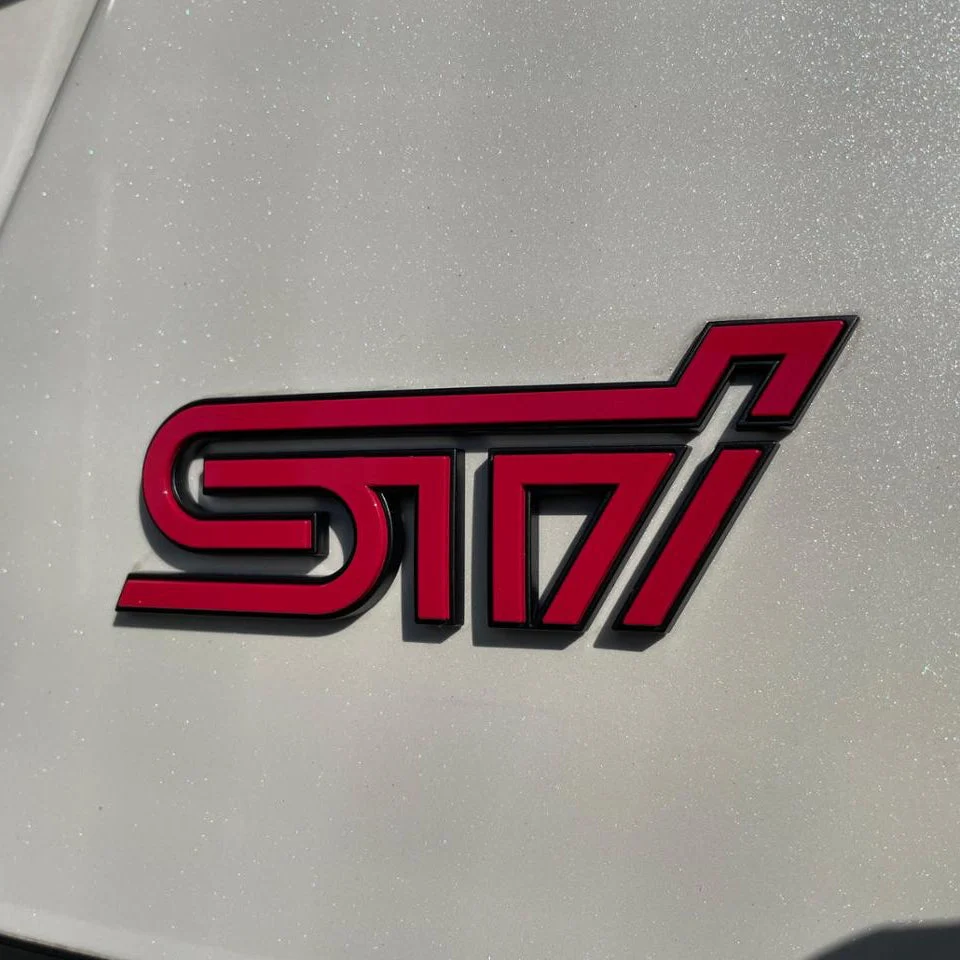 STI Rear Emblem