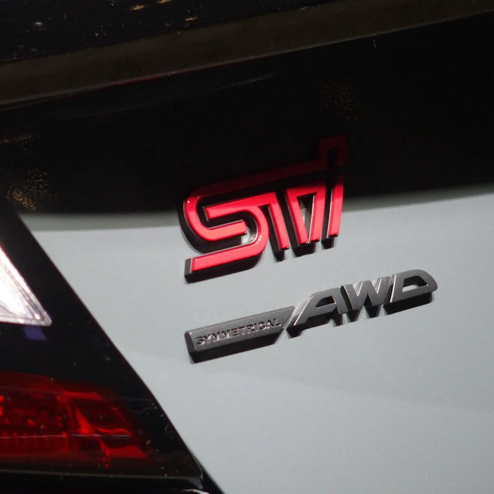 STI Rear Emblem Set (WRX S4 STI Sport) for Subaru WRX (VB) 2022-2025 - Image 2