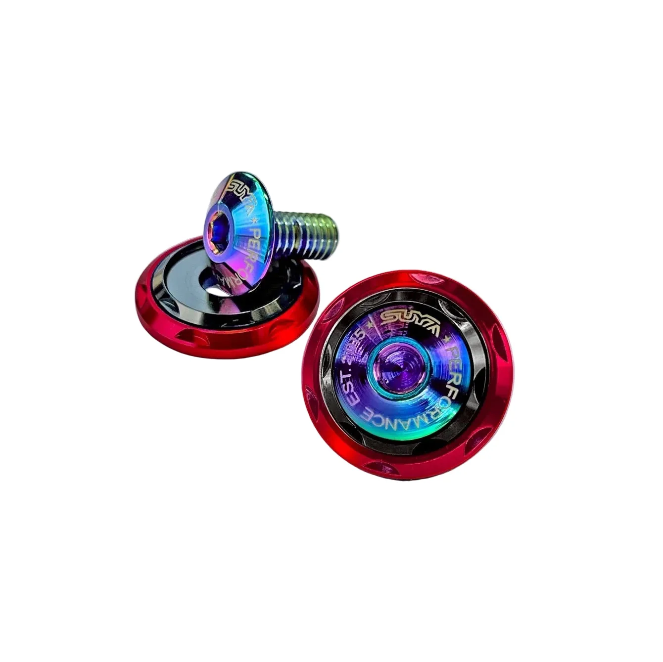 SUYA Engine Bay - CNC M6 Dress Up Washer & Bolt (V2) - Titanium Bolts - Image 11