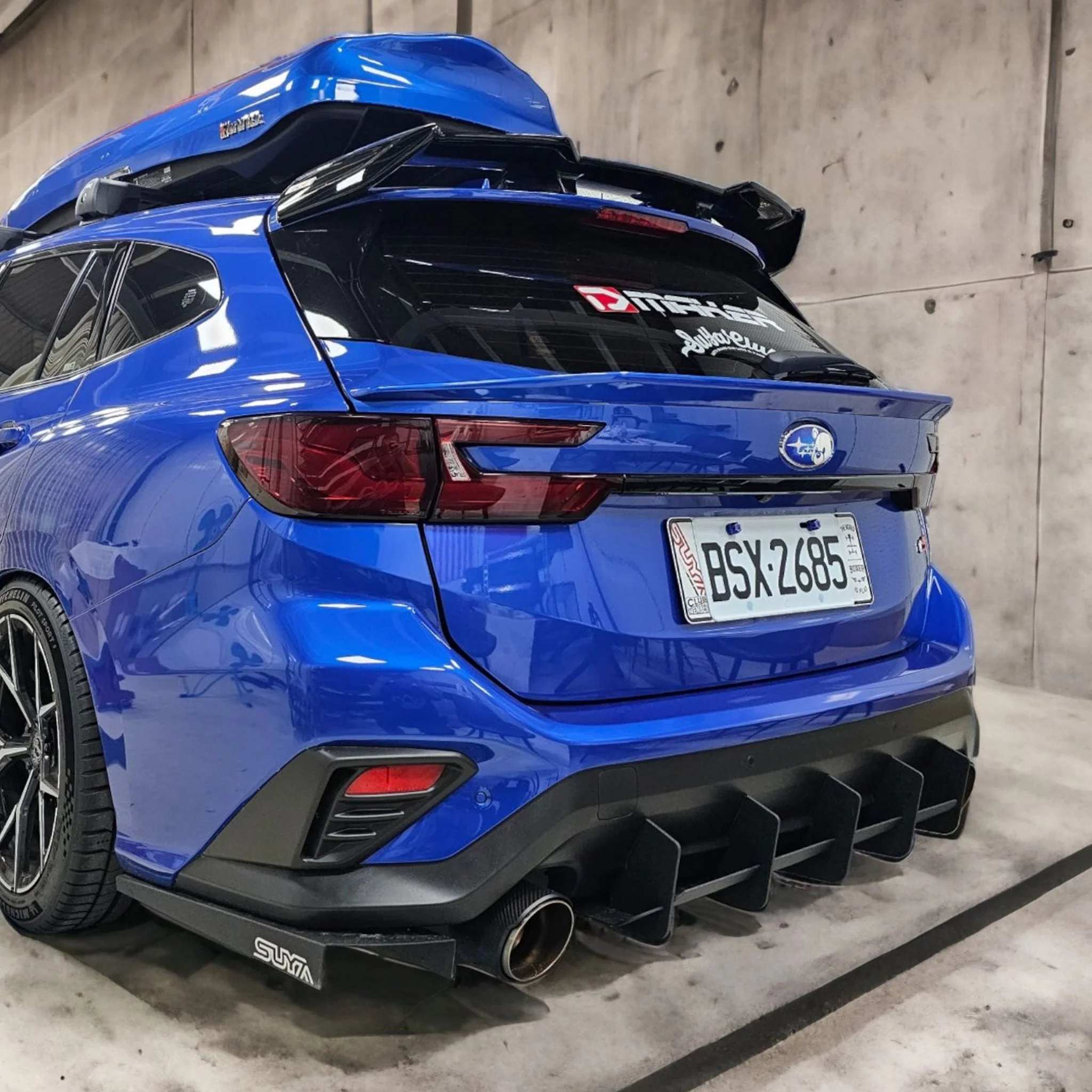 SUYA Exterior - Aero Kit S1-Spec Rear Diffuser for Subaru WRX Sportswagon (VN) 2022-2025 - Image 2