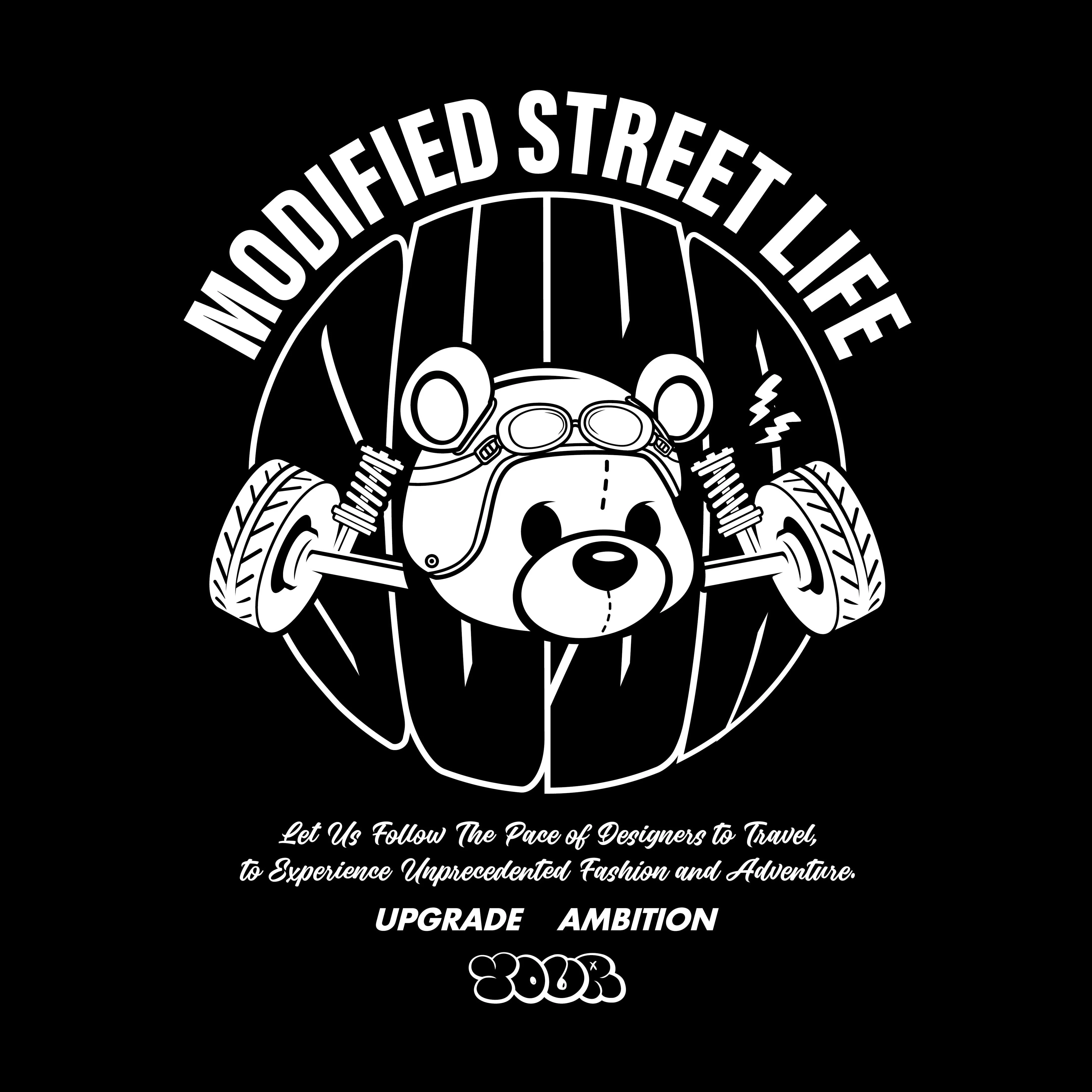 SUYA Stickers & Overlays - "SUYA Street Bear V2" Stickers