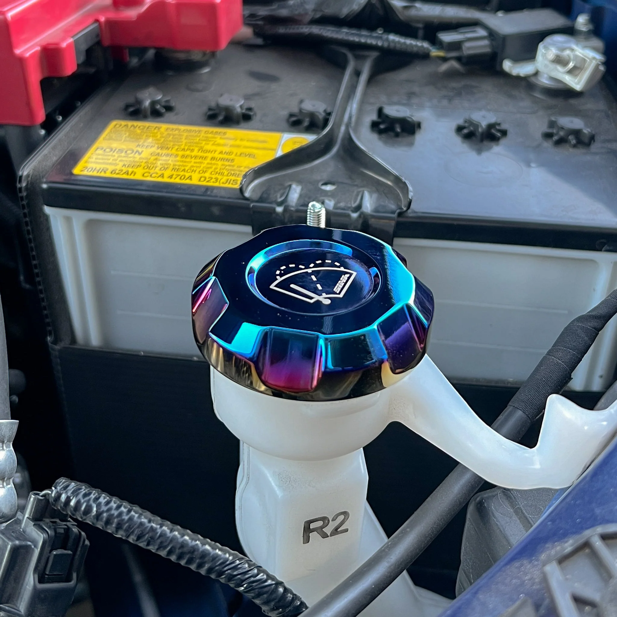 SUYA Engine Bay - Oil Caps (Titanium) for Subaru BRZ / Levorg / WRX & Other Models - Image 2