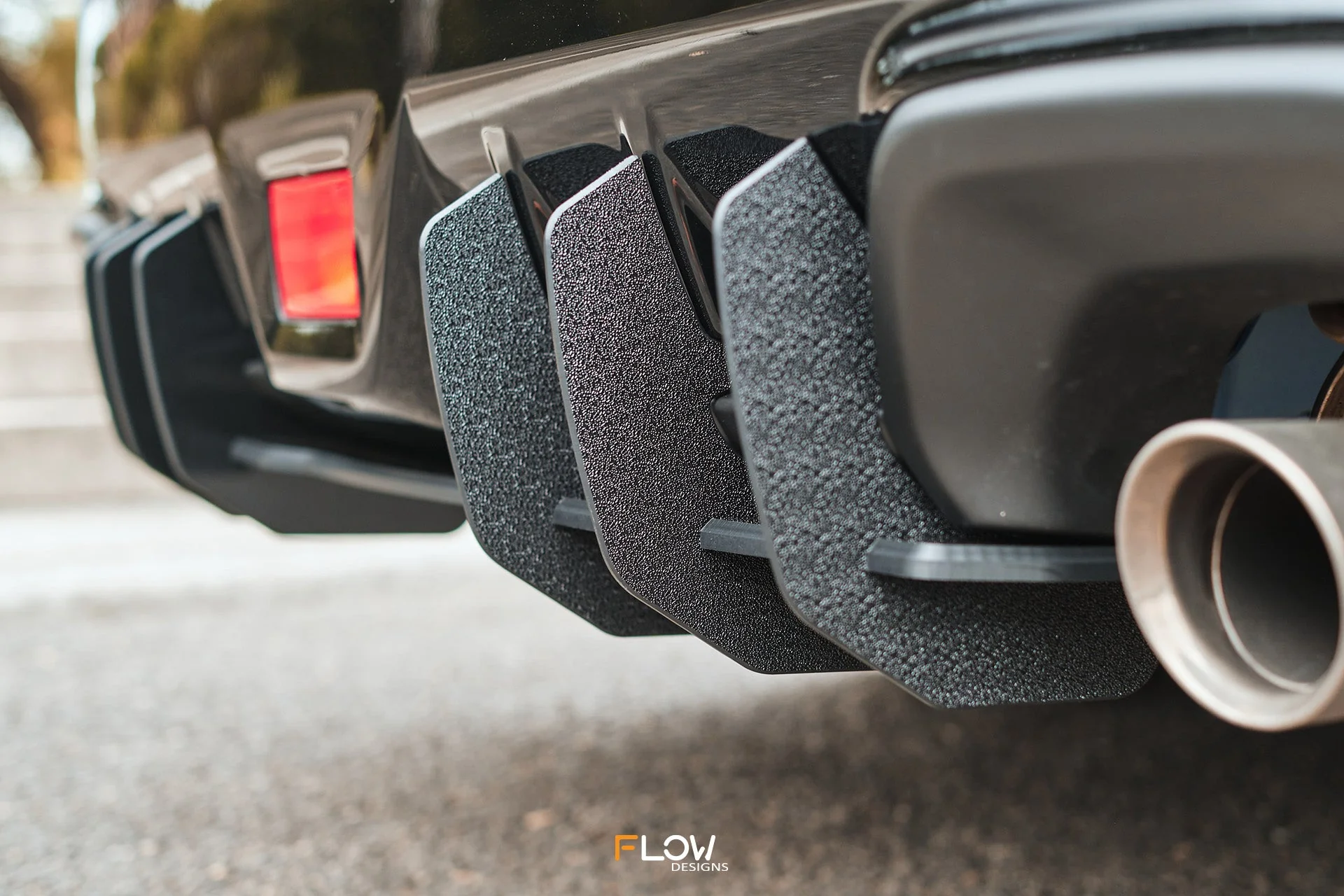Flow Designs Flow-Lock Rear Diffuser for 2022+ WRX VB [Gloss] - Image 4