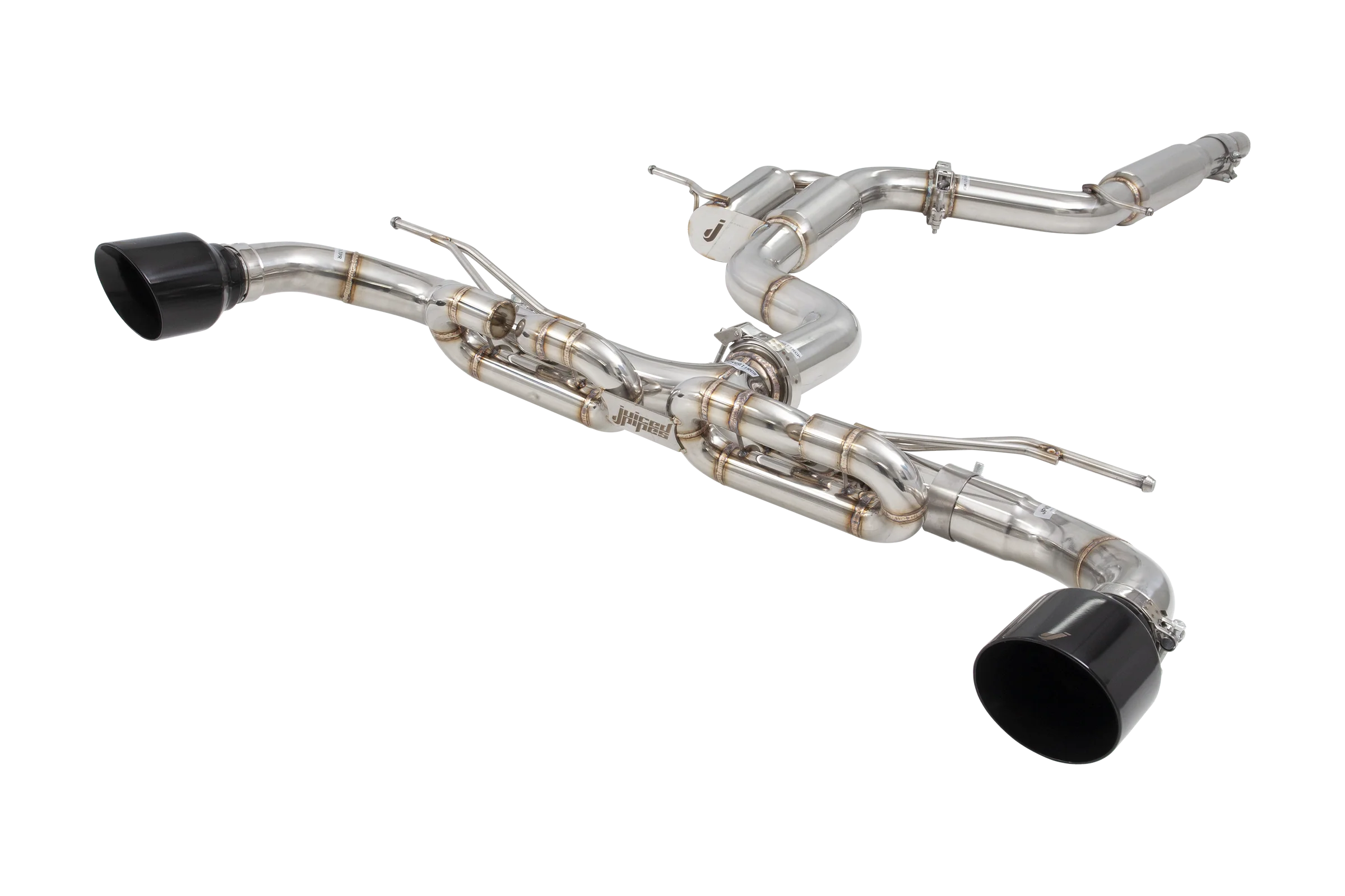 Volkswagen Golf GTI MK7 to MK8.5 3" Cat Back Exhaust System with Black Tips