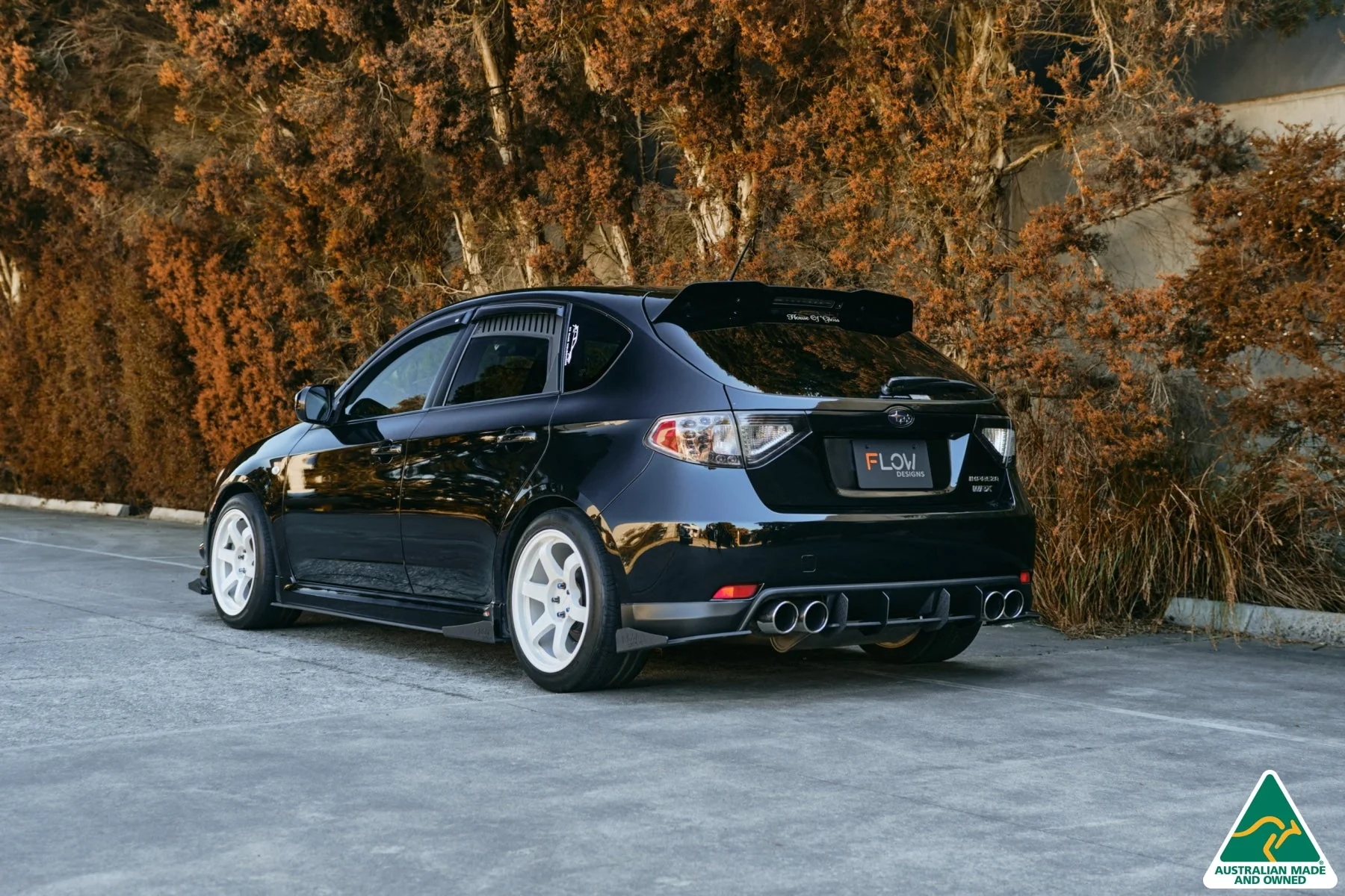 Flow Designs Rear Spat Winglets for Subaru Impreza WRX/RS G3 Hatch PFL [Pair] - Image 6