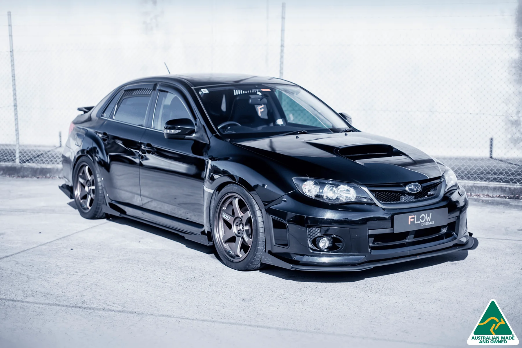 Flow Designs Front Lip Splitter for Subaru Impreza WRX & STI G3 Sedan FL - Image 8