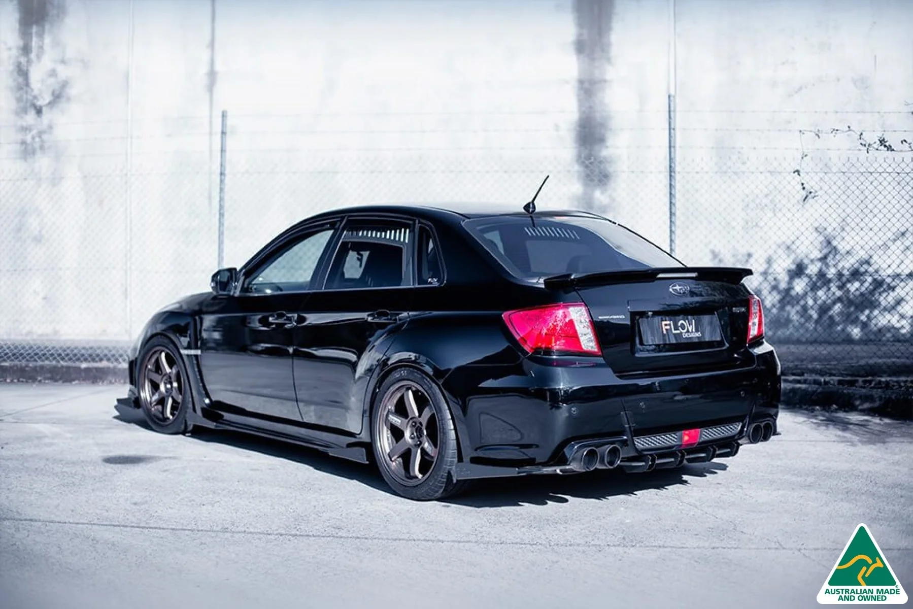 Flow Designs Rear Spat Winglets for Subaru Impreza WRX & STI G3 Sedan FL [Pair] - Image 6
