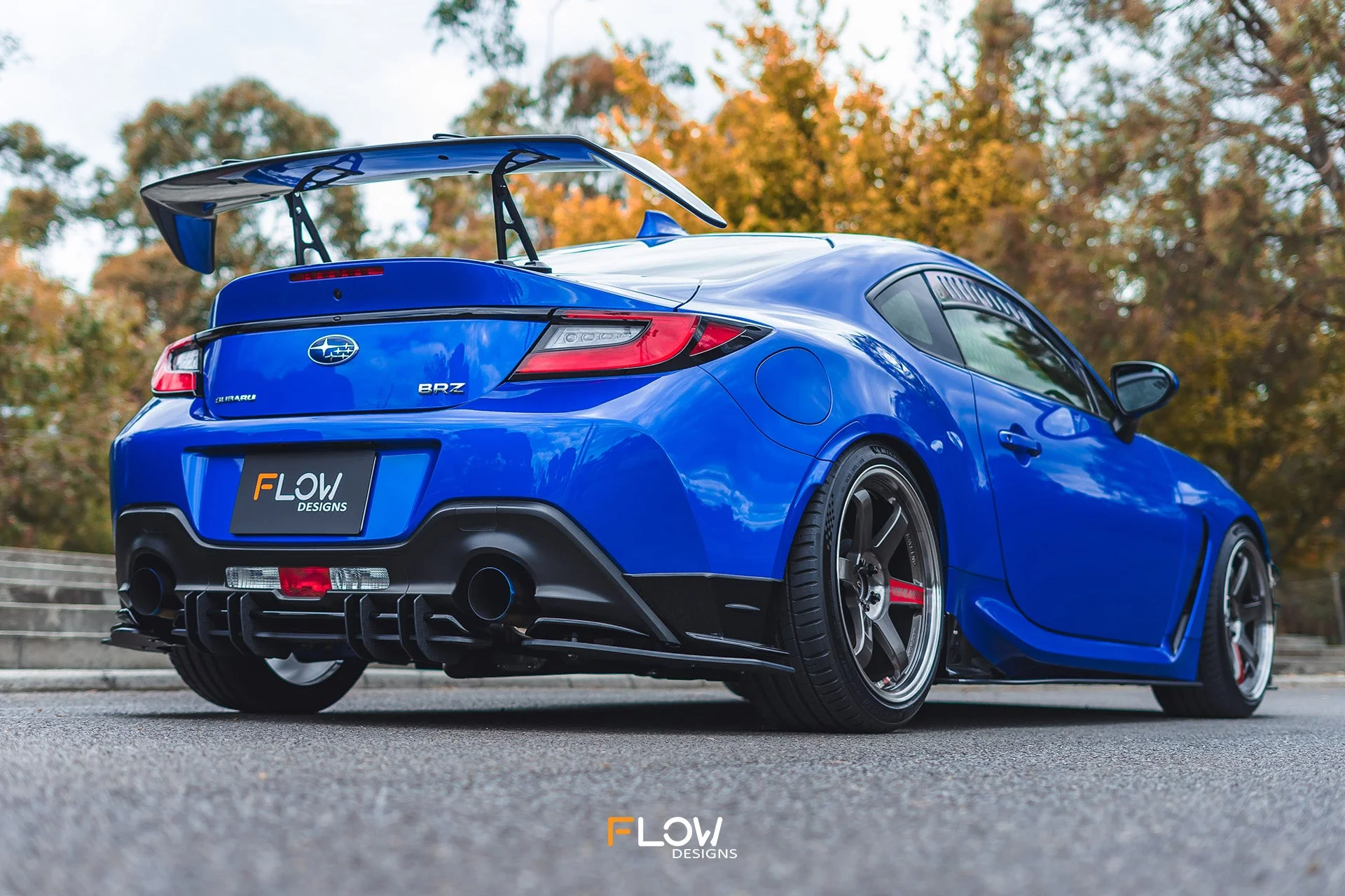 Flow Designs Flow-Lock Rear Diffuser for 2022+ Subaru BRZ ZD8 STi [GLOSS] - Image 10