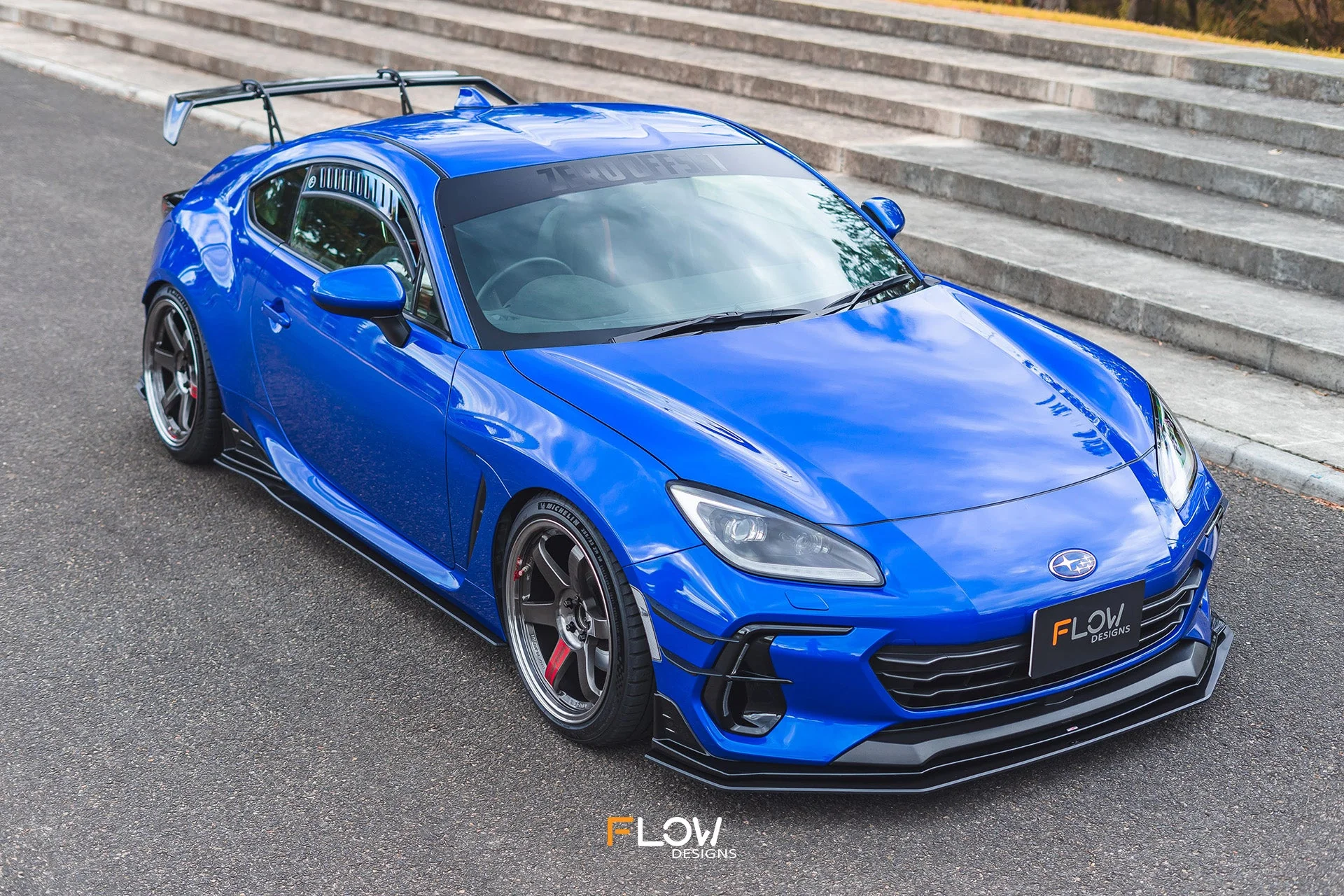 Flow Designs Side Skirt Splitters for 2022+ Subaru BRZ ZD8 STi - Gloss [Pair] - Image 10